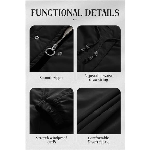 Women's Mid-Length Parka – Winter Outerwear Jacket, - Picture 8 of 8